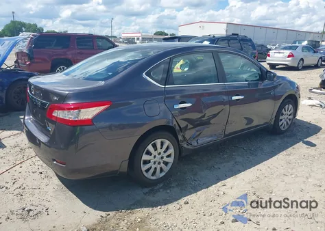 2013 Nissan Sentra Sv z USA, uszkodzony, nr VIN 3N1AB7AP6DL773554
